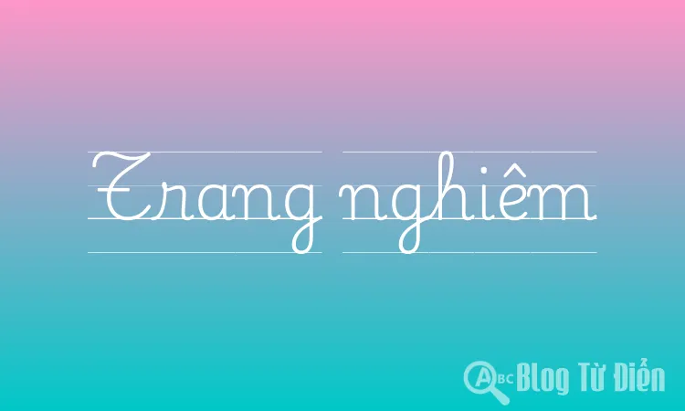 Trang nghiêm