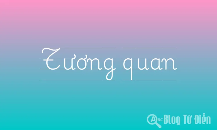 Tương quan