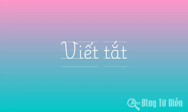 Viết tắt
