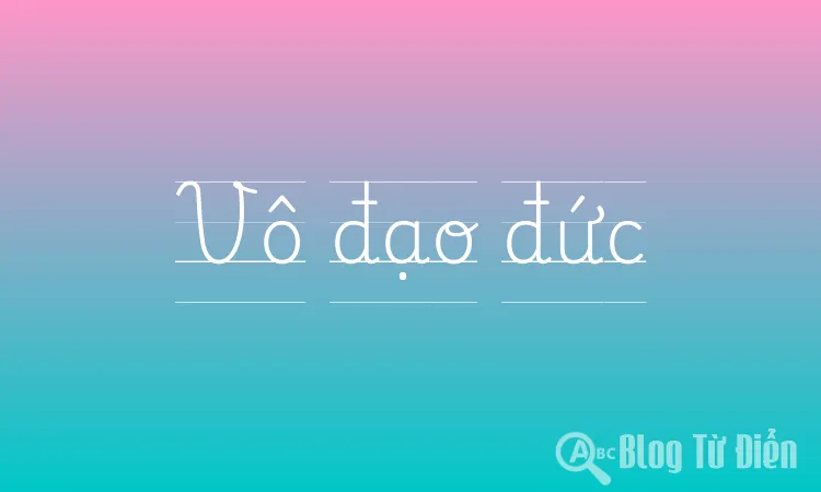 Vô đạo đức