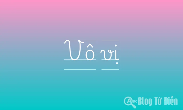 Vô vị