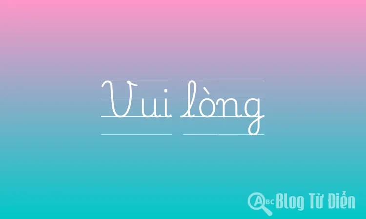 Vui lòng