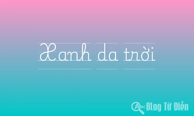 Xanh da trời