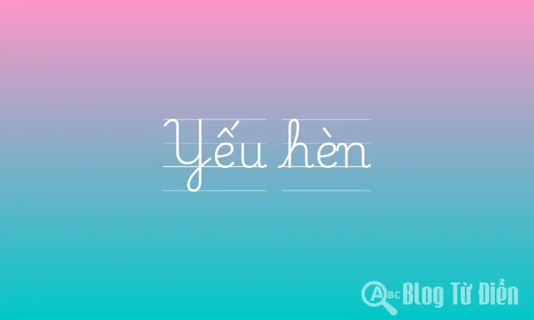 Yếu hèn