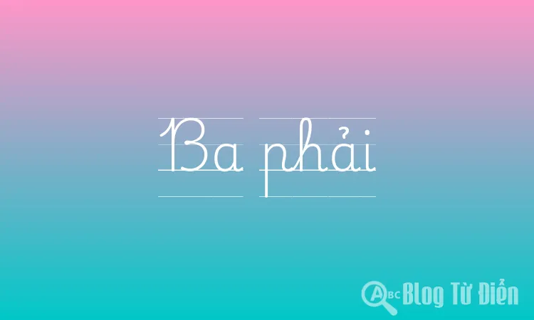 Ba phải
