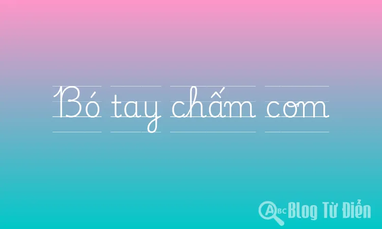 Bó tay chấm com