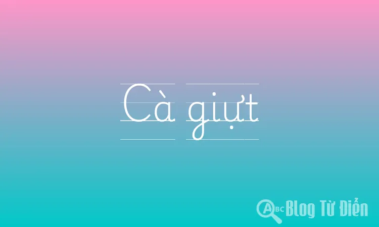 Cà giựt