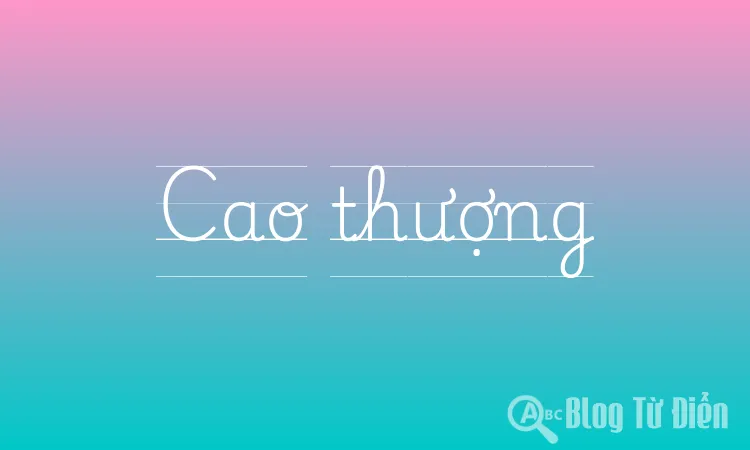 Cao thượng