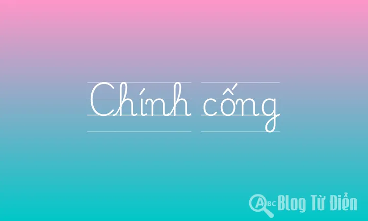 Chính cống