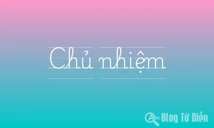 Chủ nhiệm