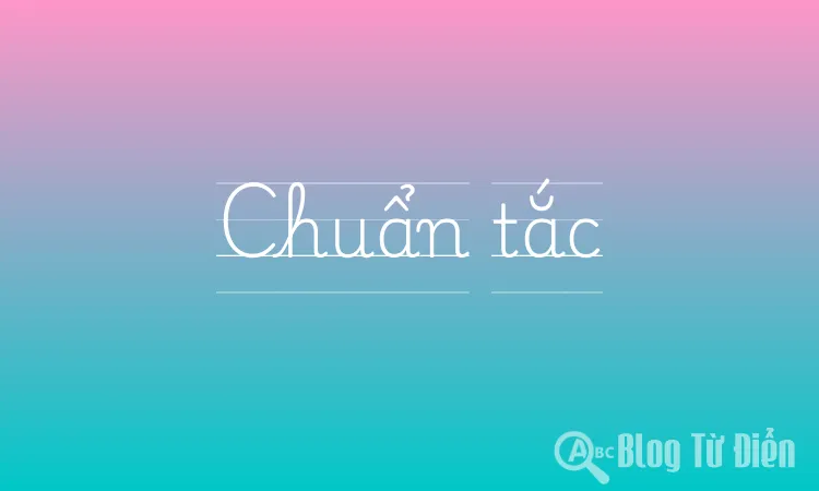 Chuẩn tắc
