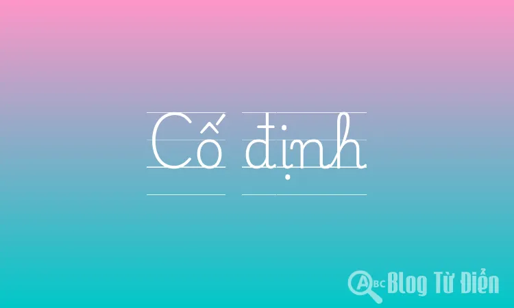 Cố định