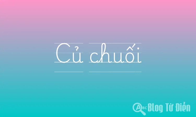 Củ chuối