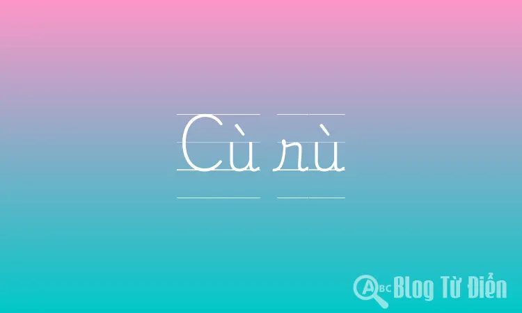 Cù rù