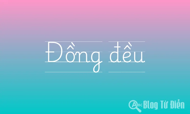 Đồng đều