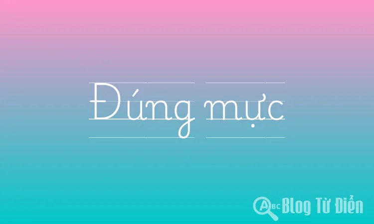Đúng mực