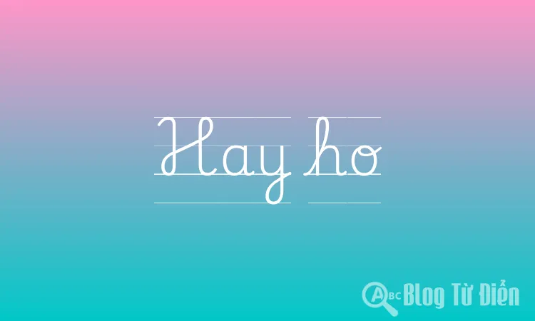 Hay ho
