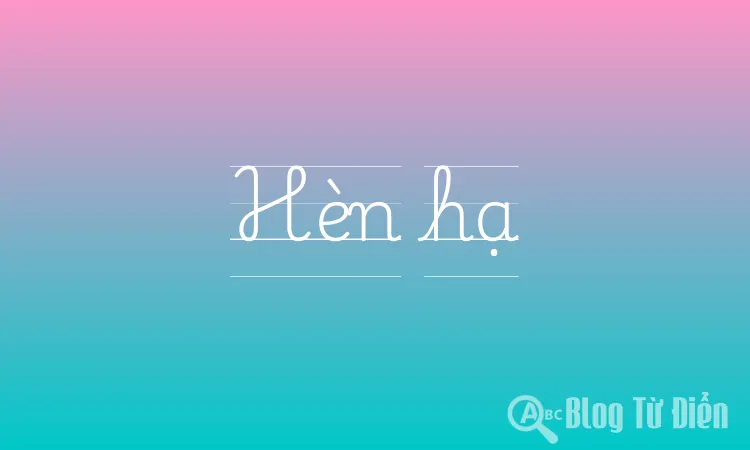 Hèn hạ