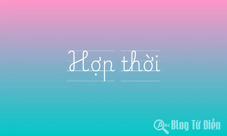 Hợp thời
