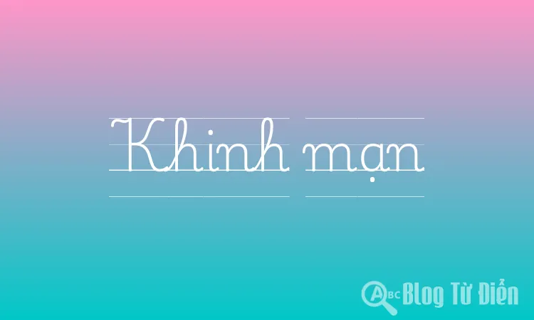 Khinh mạn