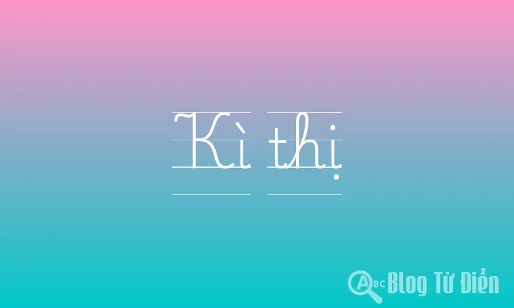 Kì thị