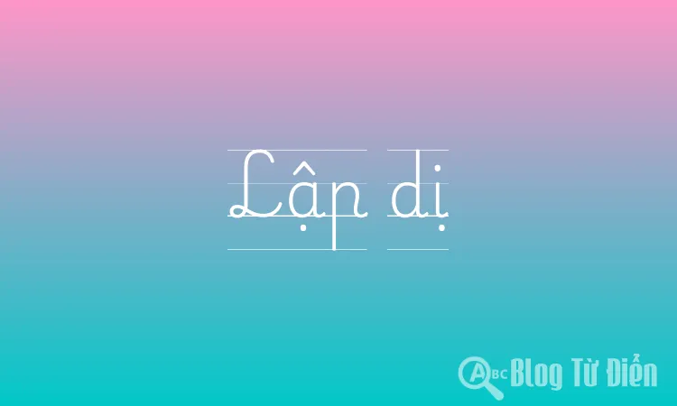 Lập dị