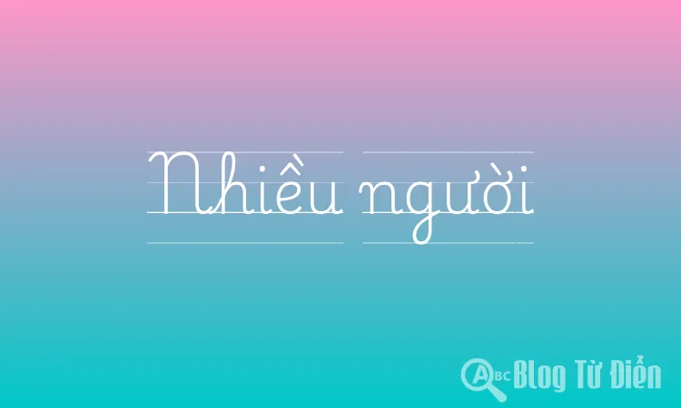 Nhiều người
