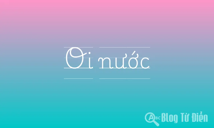 Oi nước