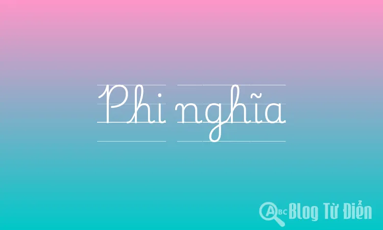 Phi nghĩa