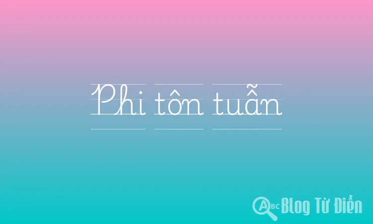 Phi tôn tuẫn