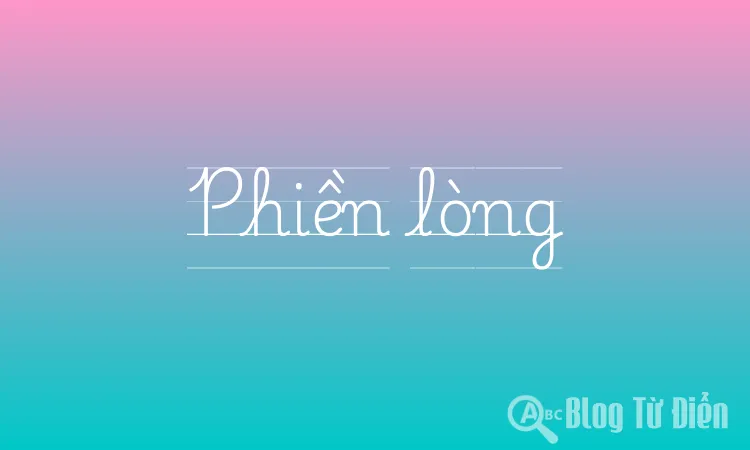 Phiền lòng