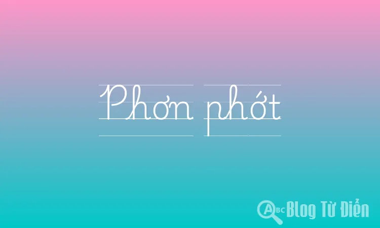 Phơn phớt