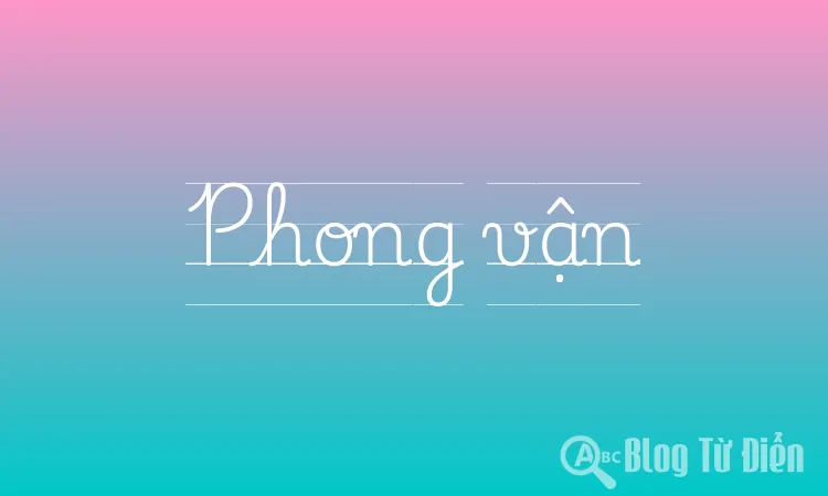 Phong vận