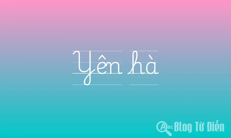 Yên hà