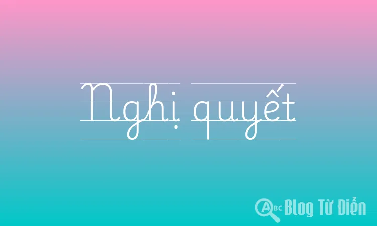 Nghị quyết