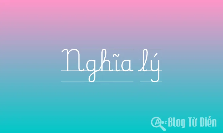 Nghĩa lý