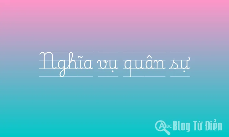 Nghĩa vụ quân sự