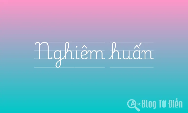 Nghiêm huấn