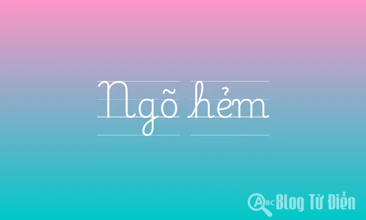 Ngõ hẻm