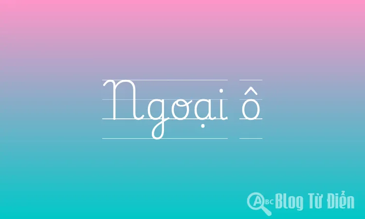 Ngoại ô