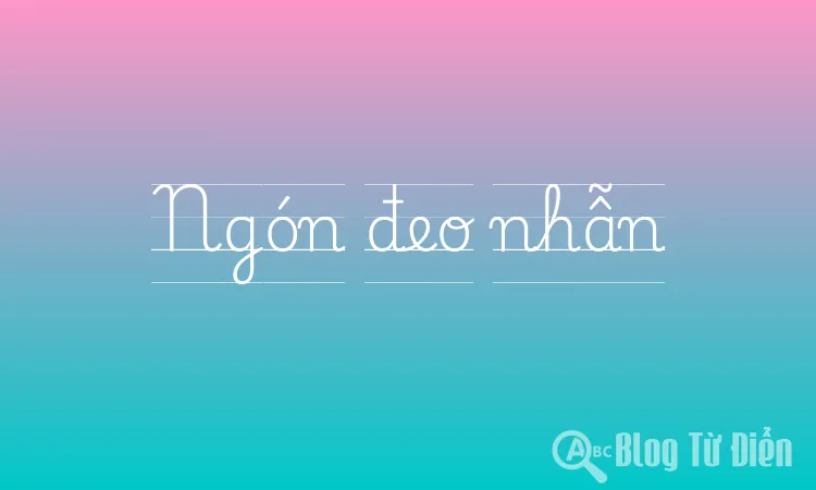 Ngón đeo nhẫn