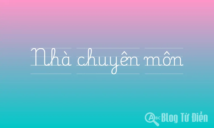 Nhà chuyên môn
