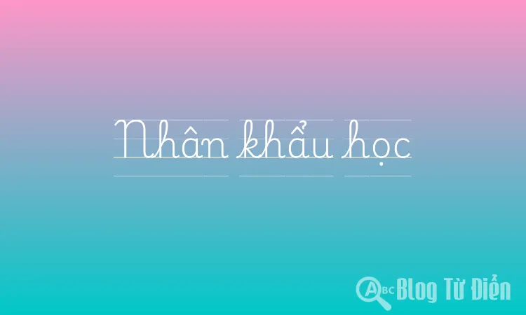 Nhân khẩu học