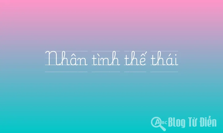 Nhân tình thế thái