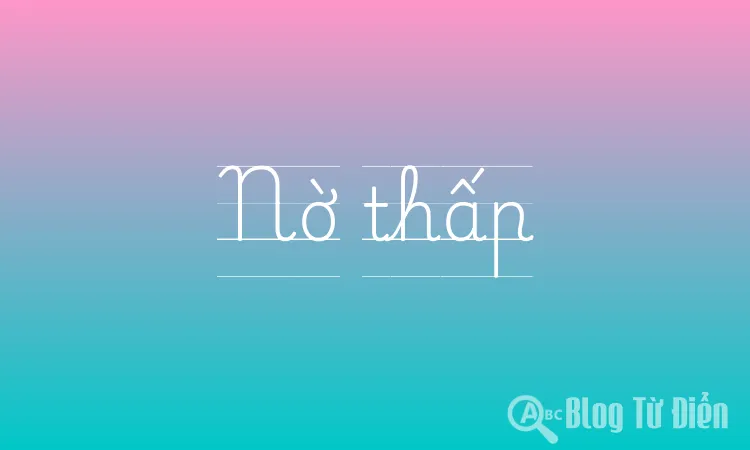 Nờ thấp