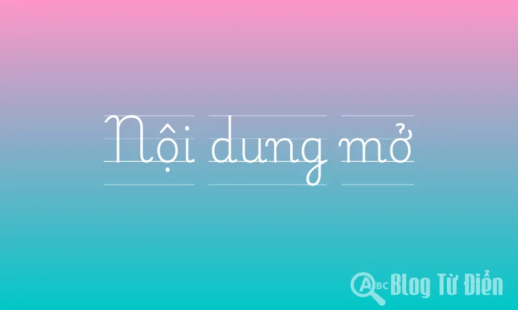 Nội dung mở