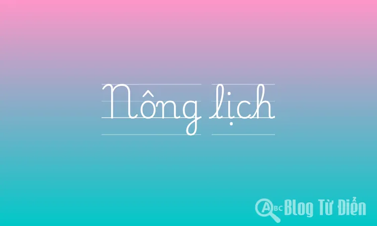 Nông lịch