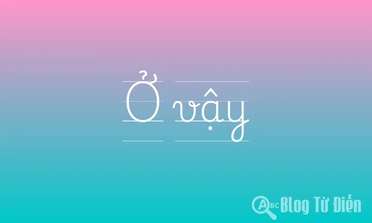 Ở vậy