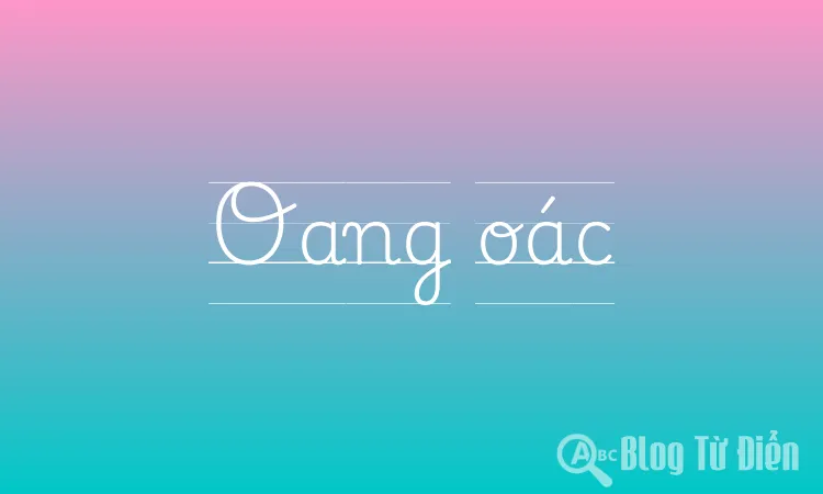 Oang oác