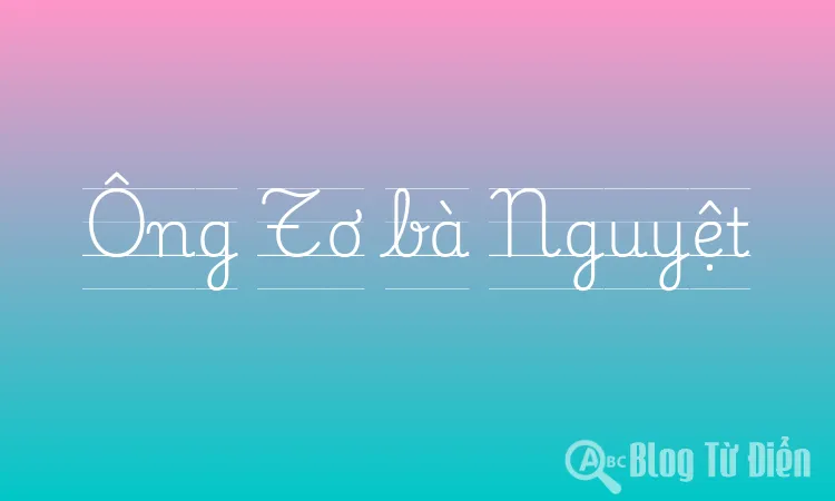 Ông Tơ bà Nguyệt